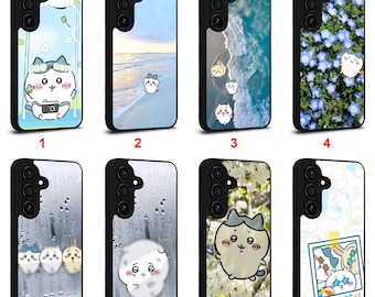 Custodia per telefono Samsung Galaxy S22 S23 S24 S25 S26 Plus Ultra Note 10 20 Z Fold Flip Series personalizzata con Momonga Chiikawa Manga #F