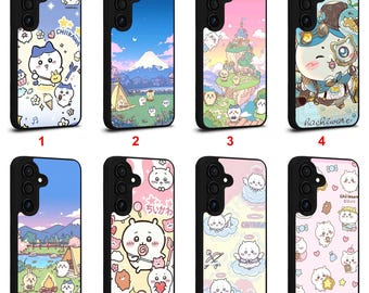Custodia per telefono Samsung Galaxy S22 S23 S24 S25 S26 Plus Ultra Note 10 20 Z Fold Flip Series personalizzata con Momonga Chiikawa Manga #B