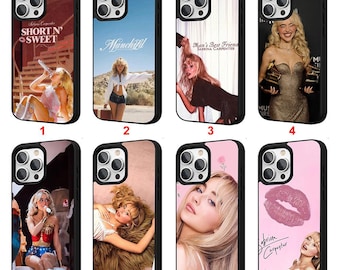 Custodia per iPhone Sabrina Carpenter per iPhone 11 12 13 14 15 16 17 Pro Max Plus Air Cover protettiva personalizzata per telefono #A