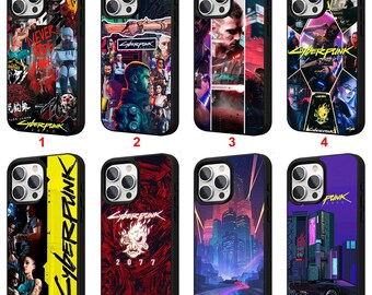 Custodia per iPhone Cyberpunk 2077 per iPhone 11 12 13 14 15 16 17 Pro Max Plus Air Cover protettiva personalizzata per telefono #B
