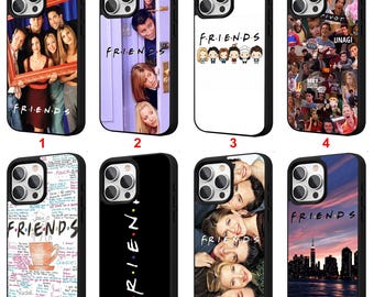 Custodia per iPhone con tema Friends per iPhone 11 12 13 14 15 16 17 Pro Max Plus Air, cover protettiva personalizzata #D