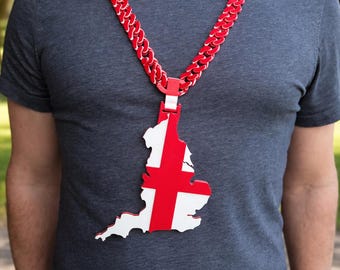 England Map Hype Chain - World Cup
