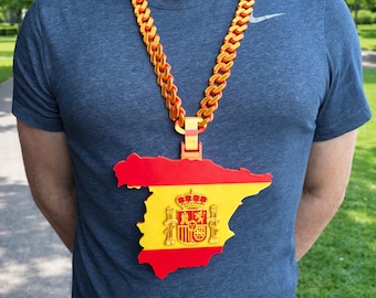 Spain Map Hype Chain - World Cup