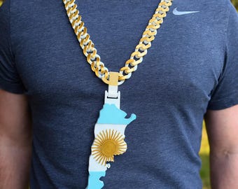 Argentina Map Hype Chain - World Cup