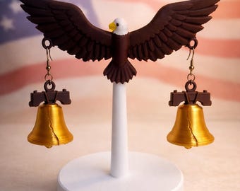 Liberty Bell Earrings - 4th of July