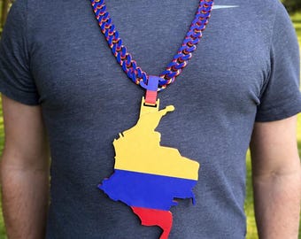 Colombia Map Hype Chain - World Cup