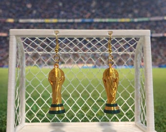 World Cup Trophy Earrings