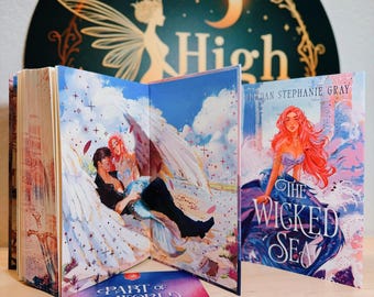 El mar maligno de Jordan Stephanie Gray, edición exclusiva de FairyLoot, tapa dura firmada.