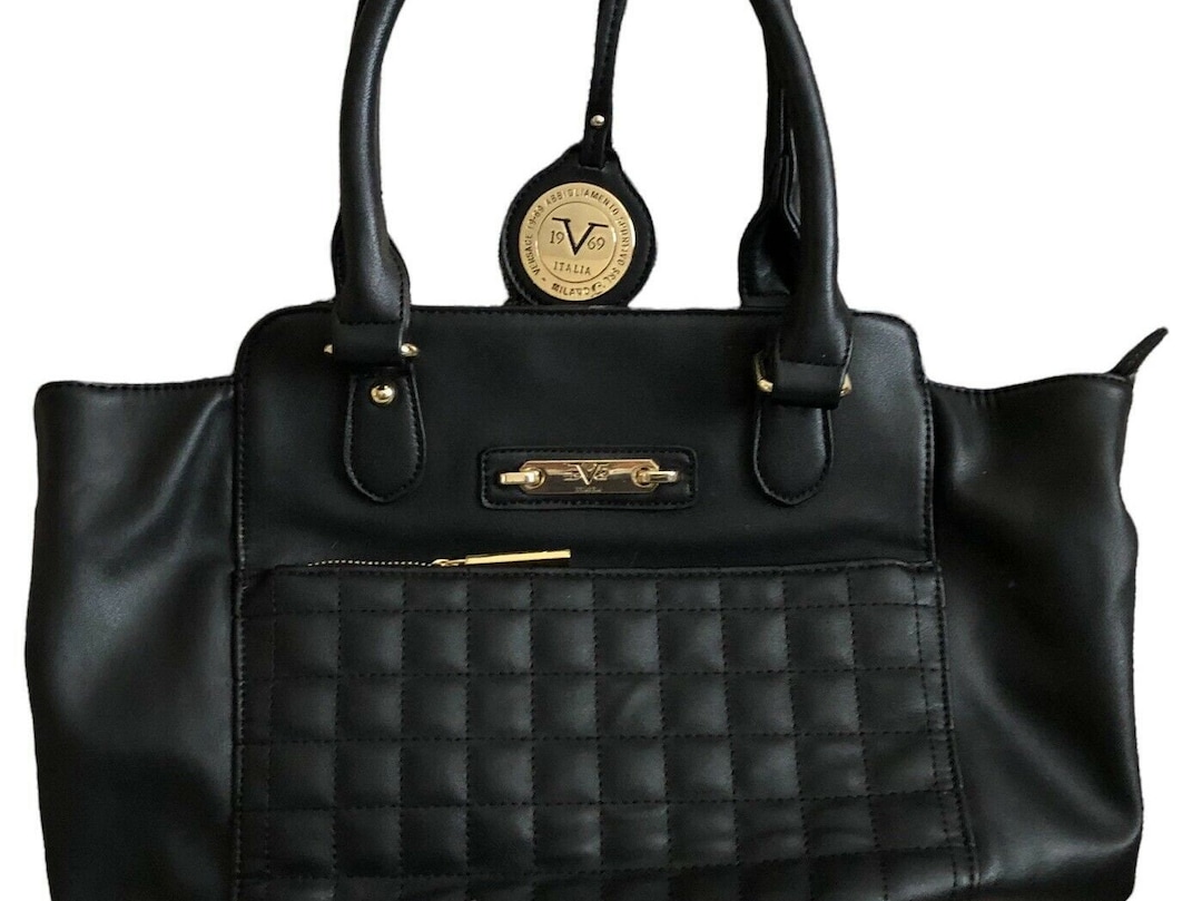 Versace 19v69 Abbigliamento Sportivo SRL Milano Italia Black Embossed ...