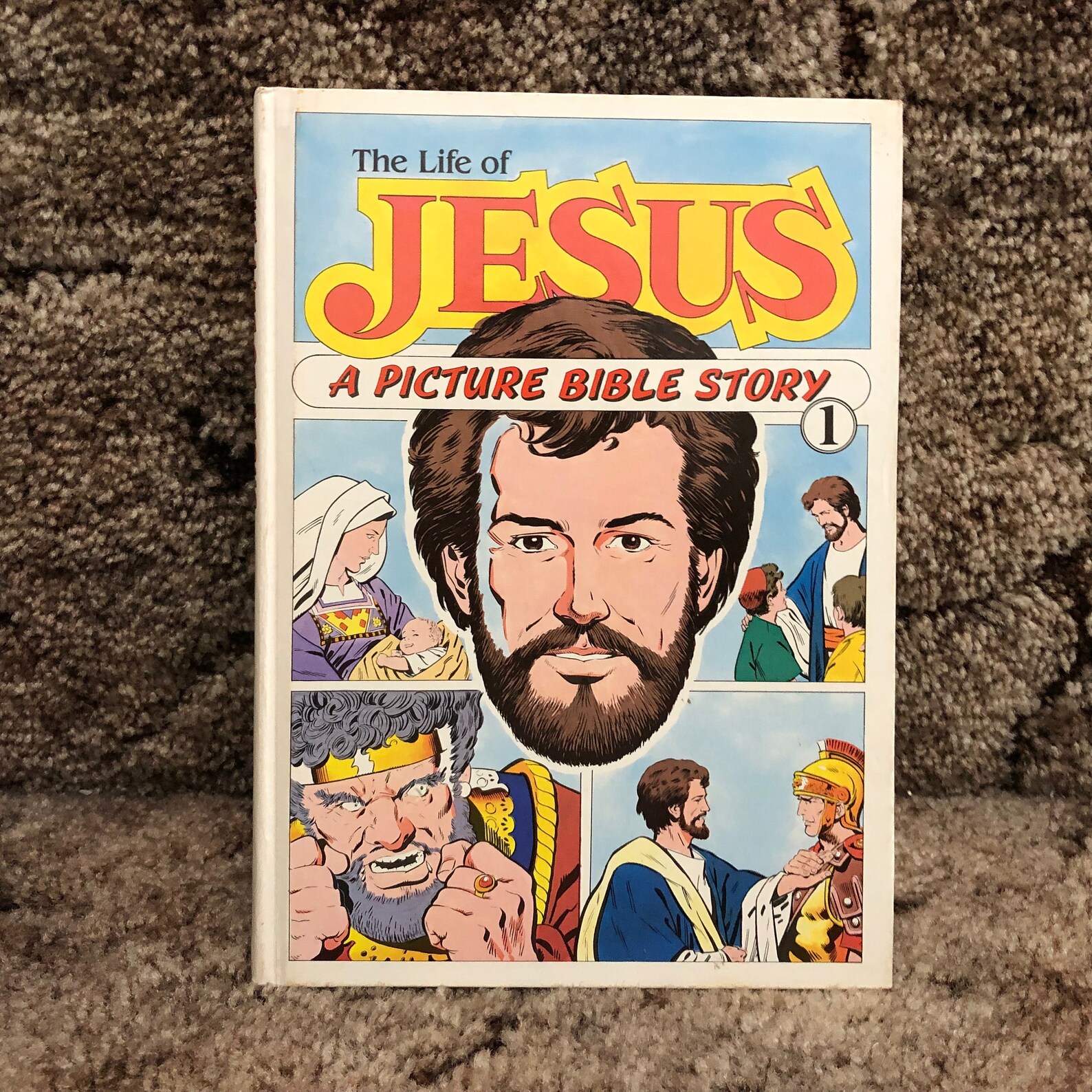 Vintage Book Set the Life of Jesus A Picture Bible Story by H Etsy