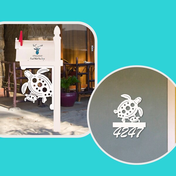 Mailbox Address Bracket Etsy