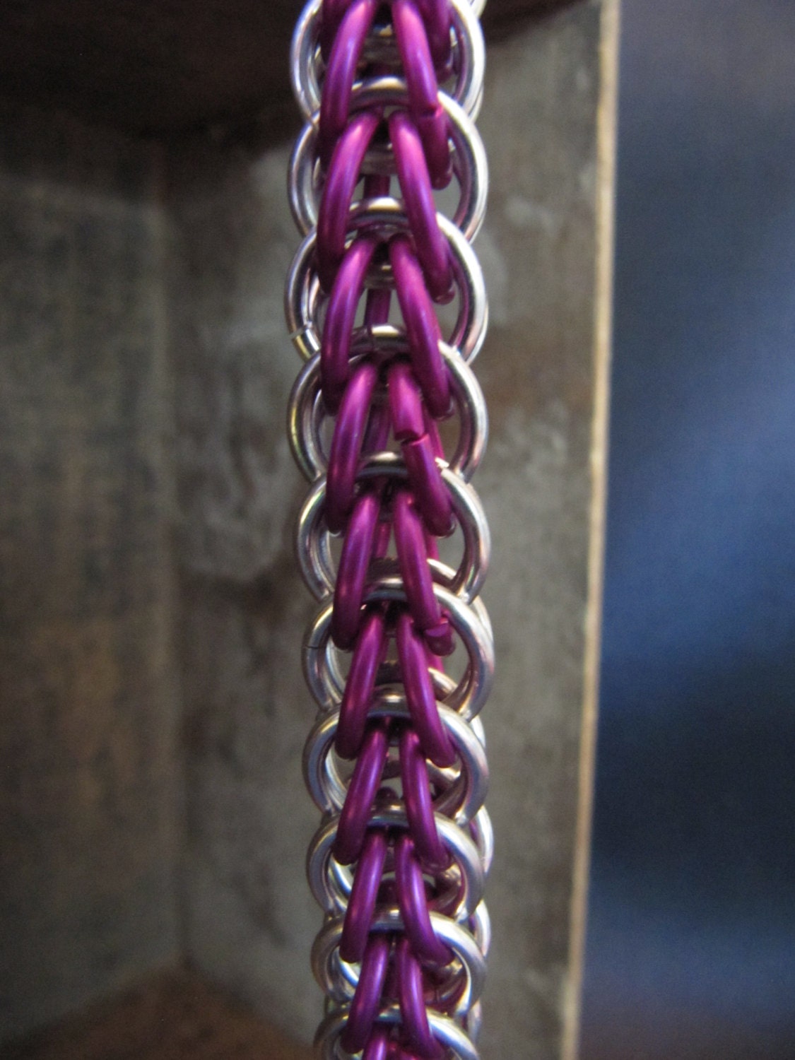 Flat Chain Bracelet - Violet