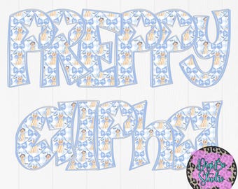 Grandmillennial Halloween Dog Alphabet | Star Struck Alpha Letters | Witch Hat Coquette Trellis PNG Digital Art | Sublimation