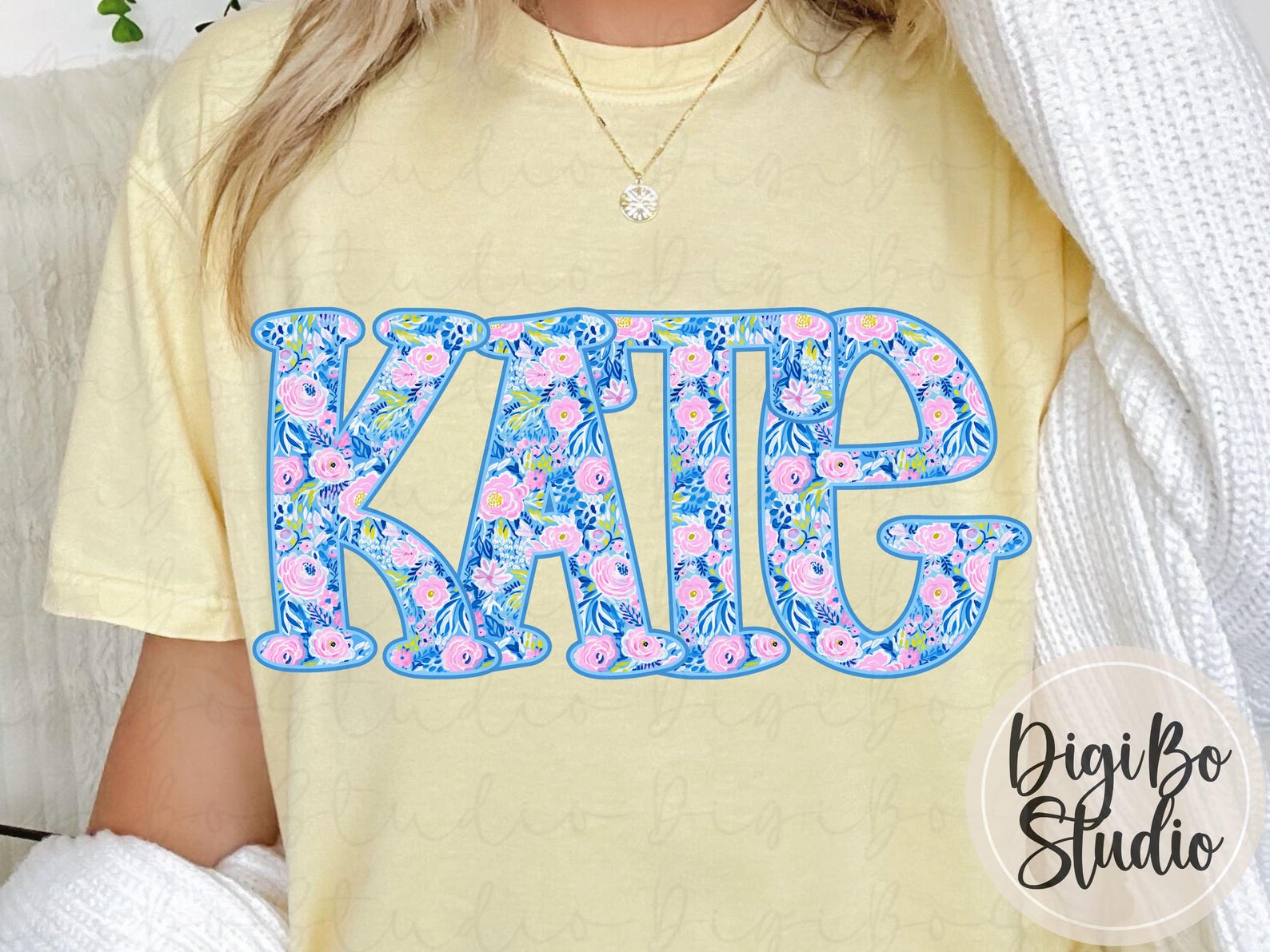 Preppy Pink Roses Alphabet Set | Colorful Floral Alpha | PNG Digital ...