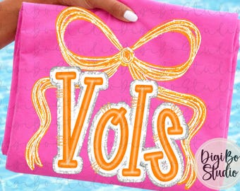 Preppy Football VOLS Tshirt Png Design | Sports | Gameday Touchdown | Sublimation
