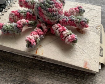 Handmade octopus amigurumi plushie