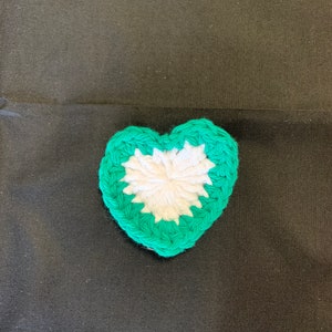 Crochet Hearts Pocket Hug Friends Gift comfort Heart whimsical crochet heart image 2