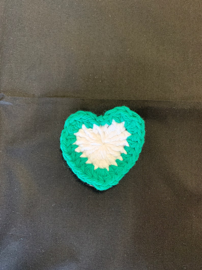 Crochet Hearts Pocket Hug Friends Gift comfort Heart whimsical crochet heart image 2