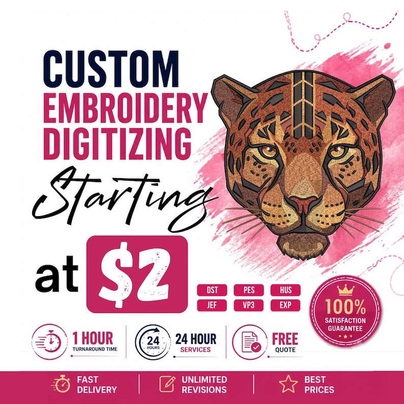 Custom Embroidery Digitizing Service, Logo Digitize, Fast Turnaround (Digital File) (photo 1)
