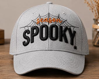 3D-Puff-Halloween-Gruselmützen-Stickdesign