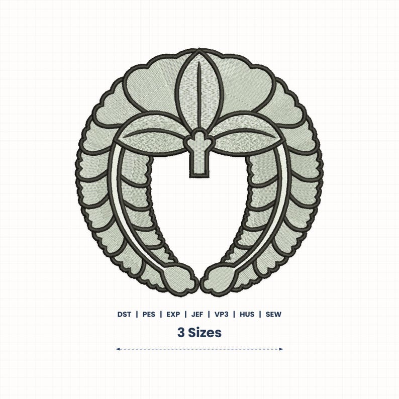 Custom Embroidery Design | 3 Size | Instant Download (photo 1)