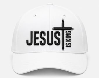 Stickmuster für eine Jesus-Is-King-Mütze | Sofort-Download