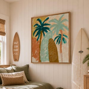 Surf Wall Art, Boys Bedroom Decor, Surf Nursery Print, Beach House Wall Art, Surfboard Art, Teen Boy Room Decor, Coastal Printable Art