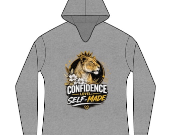 Mono-hoodie met minimalistische lijnen | Damesshirt met lange mouwen