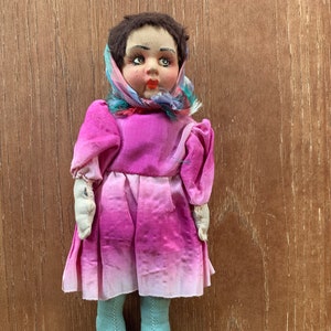 Beautiful Hand Painted Lenci Type 7&quot; Russian Doll