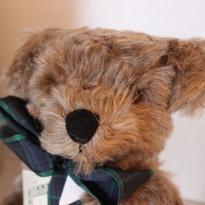 RARE MIB 17&quot; QVC Hermann German Bear Limited Edition Brown Fuzzy Mohair