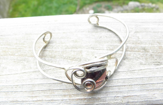 Amethyst and Silver Wire Bracelet – Jewelry Making Journal