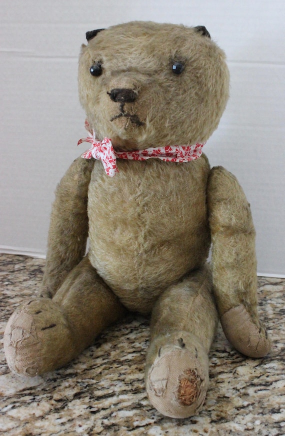 Miniature teddy bear 3.5 inc stuffed brown bear for Blythe/'s dolls
