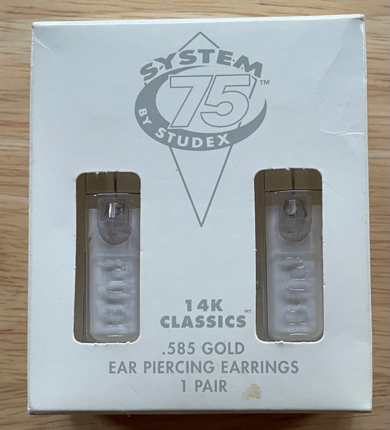 LONG POST Ear Piercing Earrings Gold 4mm Round Ball New Zealand | Ubuy