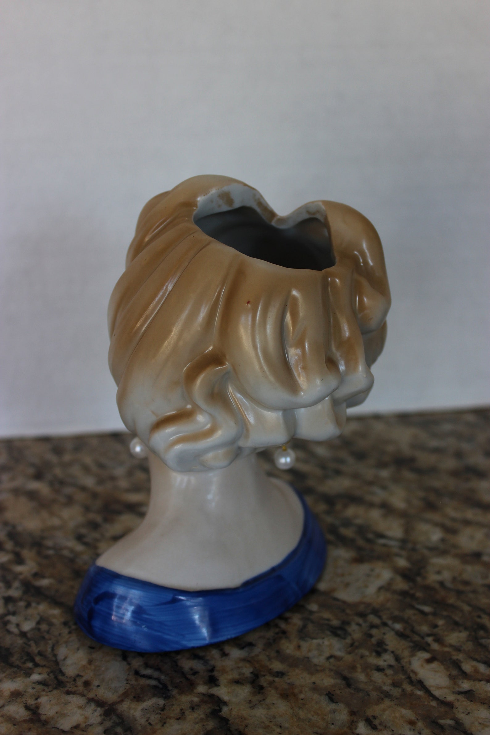 Beautiful Vintage Hand Painted Nippon Japan Head Vase Etsy