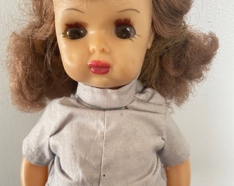 Vintage 1950's Plastic Mini Terri Lee Doll with Original Clothes and Shoes