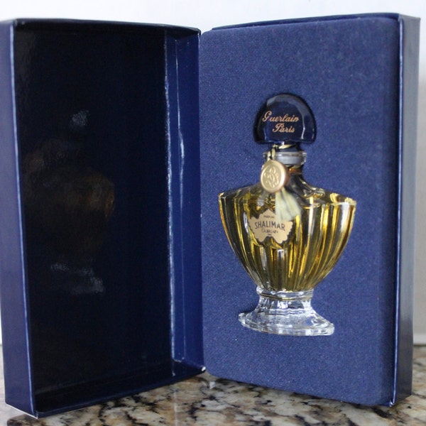 Vintage New in Box Shalimar Guerlain Paris Perfume .25 oz