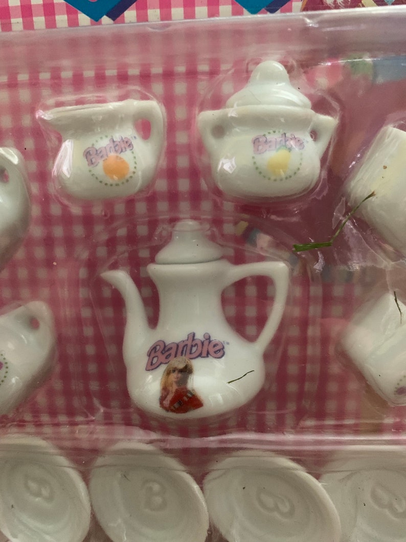 barbie china tea set 1994