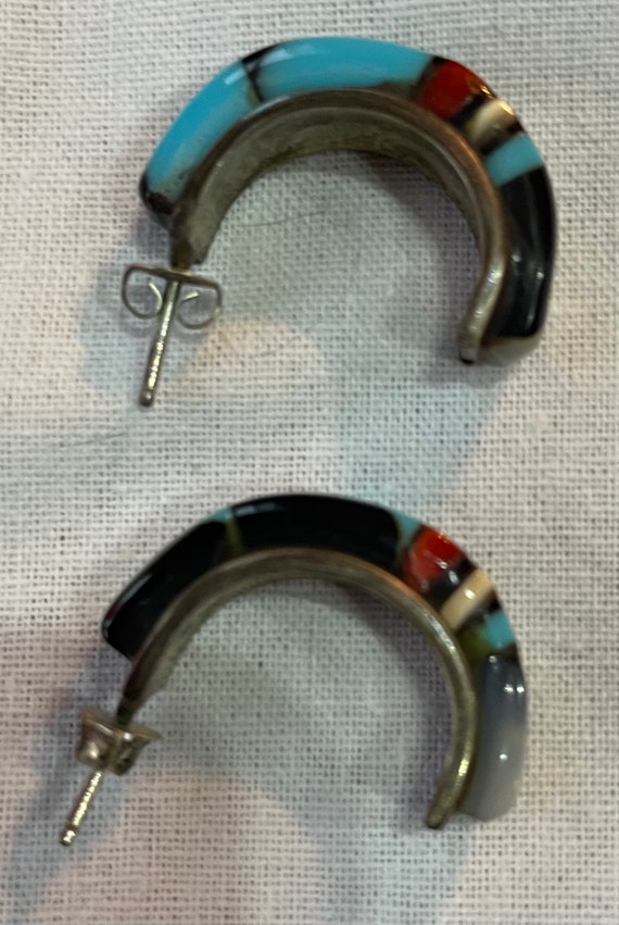 Beautiful  Native American Zuni Sterling Silver H… - image 1