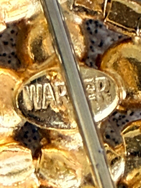 Beautiful Signed Warner Rhinestone Christmas Tree… - image 3