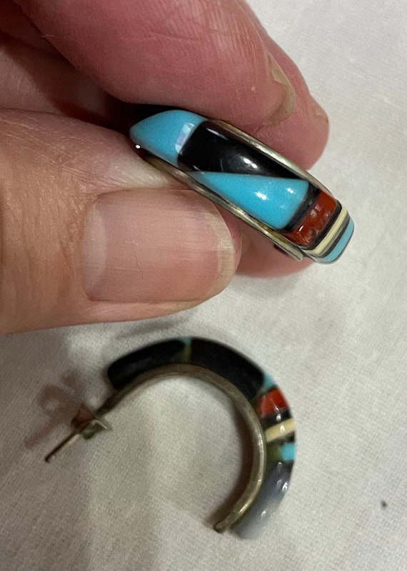 Beautiful  Native American Zuni Sterling Silver H… - image 2