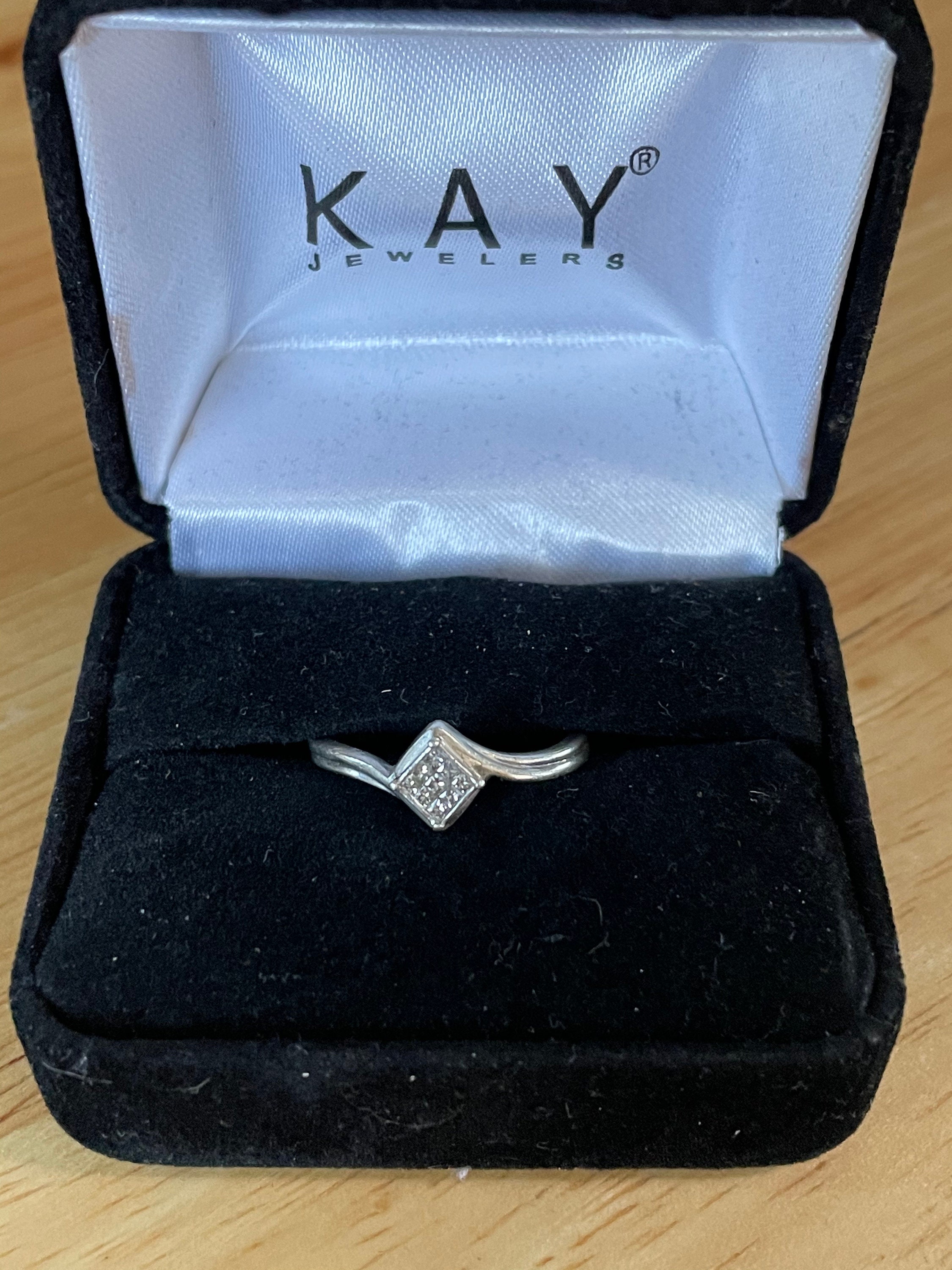 $1799~Kay Jewelers 10k Yellow gold Halo Diamond cluster pave Engagement Ring  | eBay
