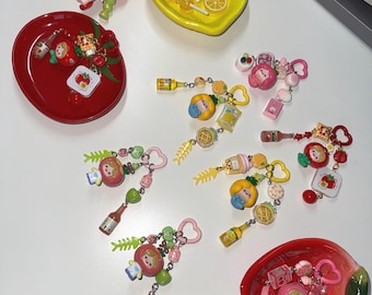 Fruits x Girl Keychains