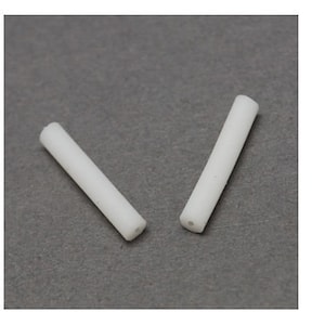 Bulk 100pk (50 pair) Round Tube Rubber Earring Back Stoppers 3x3mm  Translucent