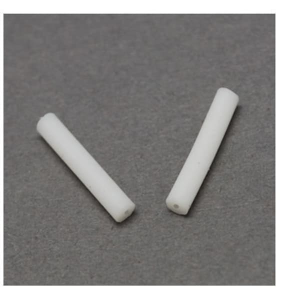 Earring back stopper - white earring stoppers - white earring backs - Plastic Earring Earnuts - tube stopper (2105)