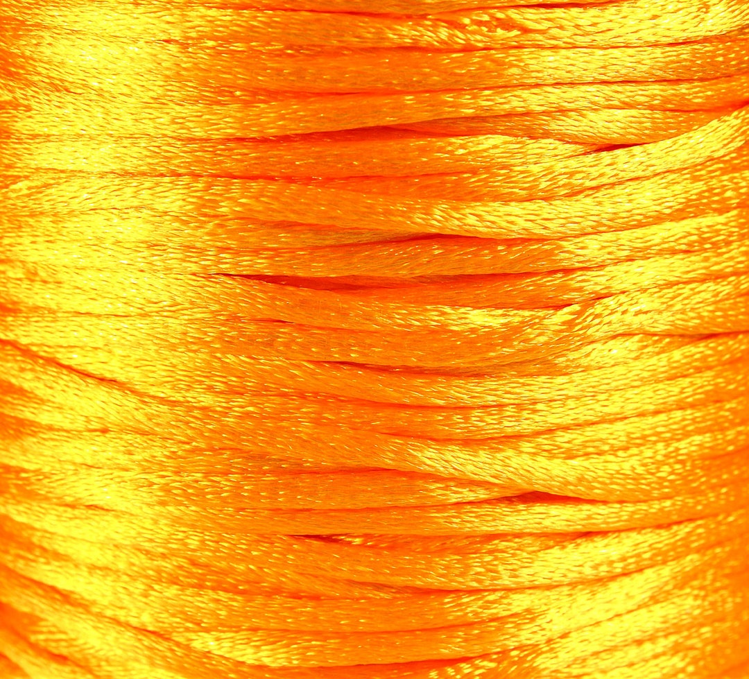 2mm Orange Nylon Thread Cord Knotting Cord Thick Nylon Etsy