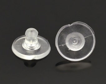 Earring back stopper - Comfort clutch ear nut - Earnuts stopper - Nickel free - Lead free - Cadmium free (2062)