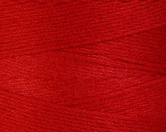 1mm Red cotton cord - 1mm twisted thread - macrame cord - Cotton macrame cord - Twine cotton Cord - Craft Cord (878)