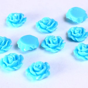 11mm cabochon en résine en forme de fleur (787)