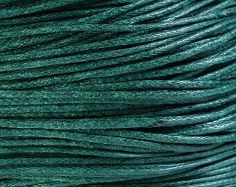 1mm Green cotton wax cord (1094)
