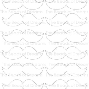 12 large white Mustaches - mustaches tag - Printable digital collage sheet - mustaches party - INSTANT DOWNLOAD (cs0090)